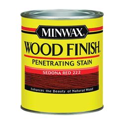 Minwax Wood Finish 700434444 Wood Stain, Sedona Red, Liquid, 1 qt, Can 