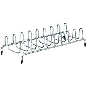 ClosetMaid 53482 Lid and Plate Organizer, 13-1/8 in L, 3-1/8 in W, 5-1/4 in H, Steel, Satin Chrome, Pack of 6