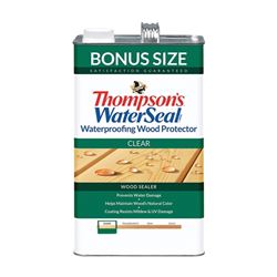 Thompsons WaterSeal TH.021802-03 Wood Sealer, Clear, Liquid, 1 gal 4 Pack 