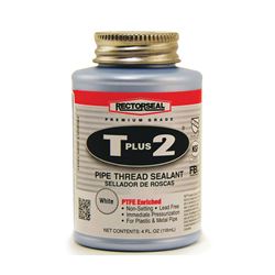 RECTORSEAL T Plus 2 Series 23631 Thread Sealant, 0.25 pt Can, Paste, White 