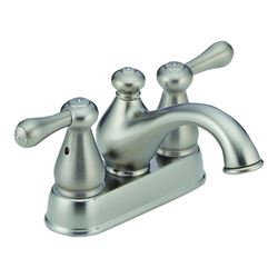 DELTA Leland Series 2578LFSS-278SS Bathroom Faucet, 1.2 gpm, 2-Faucet Handle, Brass, Stainless Steel, Lever Handle 
