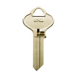 Hy-Ko 11010IN18 Key Blank, Brass, Nickel, For: ILCO Cabinet, House Locks and Padlocks, Pack of 10 