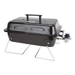 Omaha YL1081 Portable Gas Grill, 1 -Grate, 168 sq-in Primary Cooking Surface, Black, Steel Body 