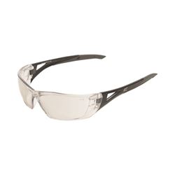 Edge SD111AR-G2 Non-Polarized Safety Glasses, Unisex, Polycarbonate Lens, Wraparound Frame, Nylon Frame, Black Frame 
