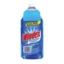 Windex 00128 Glass Cleaner, 2 L Bottle, Liquid, Floral, Blue 