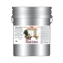 Majic Paints 8-1300-5 Interior Paint, Semi-Gloss Sheen, White, 5 gal, Can, 300 sq-ft Coverage Area 