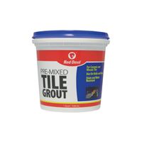 Red Devil 0424 Tile Grout, White, 1 qt Tub 