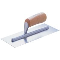 Vulcan 16216 Cement Trowel, 16 in L Blade, 4 in W Blade, Right Angle End, Ergonomic Handle, Wood Handle 