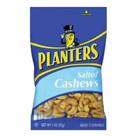 Planters 422465 Cashew, 3 oz, Bag, Pack of 12 