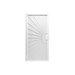 Precision Del Sol Series 3833WH3068 Door Screen, 80 in L, 36 in W, Steel, White 