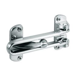 Defender Security U 10308 Swing Bar Lock, Zinc, Satin Nickel 