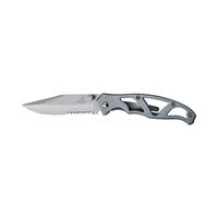 Gerber 22-48443 Folding Pocket Knife, 3.01 in L Blade, HCS Blade, 1-Blade, Silver Handle 