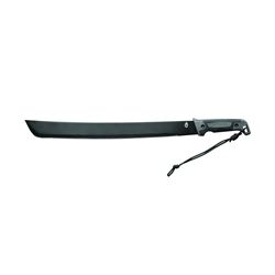 Gerber 31-002848 Bush Machete, Steel Blade, Nylon Handle, Grip Handle, Black Handle, 24 in L 