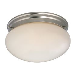 Boston Harbor Two Light Round Ceiling Fixture, 120 V, 60 W, 2-Lamp, A19 or CFL Lamp 