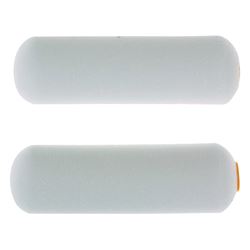 Linzer MR200-2 Paint Roller Cover, 1/4 in Thick Nap, 4 in L, Foam Cover, White 