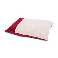 Aspenpet 26893 Pillow Pet Bed, 36 in L, 27 in W, High-Loft Polyester Fiber Fill, Corduroy Cover, Assorted 