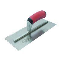 Marshalltown 780SD Trowel, 11 in L, 4-1/2 in W, V Notch, Curved Handle 