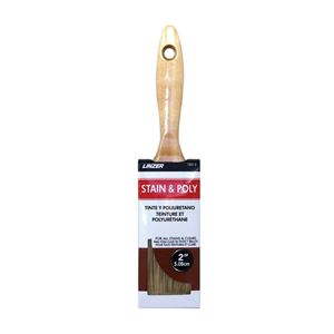 Linzer HD 1521-0200 Stain Brush, 2 in L Bristle, Pack of 10