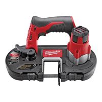Milwaukee 2429-21XC Band Saw Kit, Battery Included, 12 V Battery, 1.4 Ah, 27 in L Blade, 1/2 in W Blade 