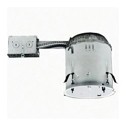 Halo H7RT Recessed Housing, 6 in Dia Recessed Can, Steel, White 