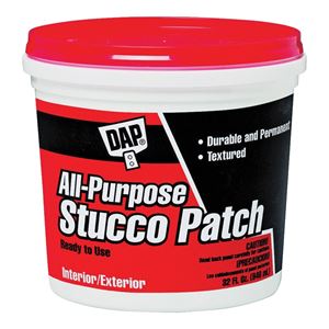DAP 60590 Stucco Patch, Gray, 1 gal Tub 4 Pack