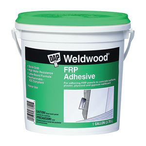 Weldwood 60480 Panel Adhesive, White, 1 gal, Pail 4 Pack
