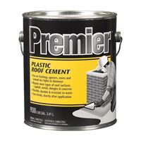 Henry PR300042 Plastic Roof Cement, Black, Liquid, Paste, 0.9 gal, Pack of 4 