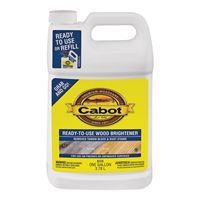 Cabot Problem-Solver 140.0008008.007 Wood Brightener, Liquid, 1 gal 4 Pack 