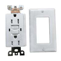 Genmax TR15WST GFCI Receptacle/Outlet, 15 A, White 