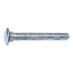 Midwest Fastener 05514 Carriage Bolt, 3/8-16 in Thread, NC Thread, 8 in OAL, 2 Grade 