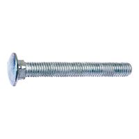 MIDWEST FASTENER 05514 Carriage Bolt, 3/8-16 in Thread, NC Thread, 8 in OAL, 2 Grade 