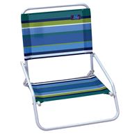 Rio Brands SC5601802/SC58017 1-Position Beach Chair, 20-1/4 in W, 23.62 in D, 22-1/2 in H, Steel Frame, White Frame 8 Pack 