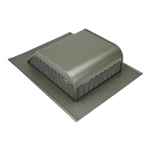LOMANCO LomanCool 750WB Static Vent, 16 in OAW, 50 sq-in Net Free Ventilating Area, Aluminum, Weathered Bronze 6 Pack