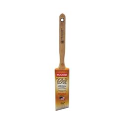 Wooster 5236-1-1/2 Paint Brush, 1-1/2 in W, 2-7/16 in L Bristle, Polyester Bristle, Semi-Oval Angle Sash Handle 