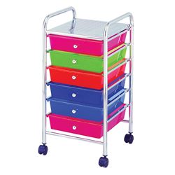 Simple Spaces G006-CH Storage Cart, 6-Shelf, 15-3/8 in OAL, 13 in OAW 