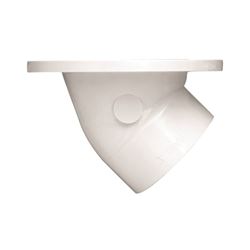 Oatey 43816 Closet Flange, 3, 4 in Connection, PVC, White, For: 3 in, 4 in Pipes 