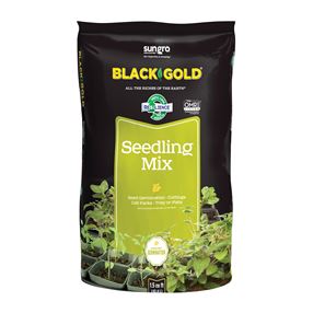 sun gro BLACK GOLD 1411002.CFL001.5P Seedling Mix, 1-1/2 cu-ft Bag