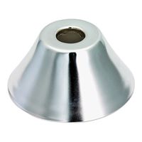 Plumb Pak PP92PC Bath Flange, 3-3/4 in OD, For: 1/2 in IPS Pipes, Chrome 
