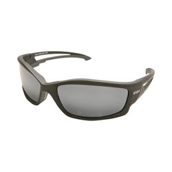 Edge TSK21-G15-7 Polarized Safety Glasses, Unisex, Polycarbonate Lens, Full Frame, Nylon Frame, Matte Black Frame 
