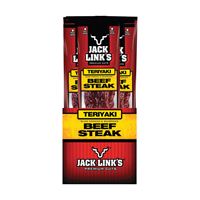 Jack Links 02030 Snack, Stick, Teriyaki, 1 oz, Bag, Pack of 12 