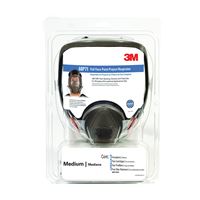 3M TEKK Protection 68P71PA1-A/68P71 Full Face Paint Respirator, M Mask, P95 Filter Class, Black 