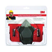 3M 65021HA1-C Valved Household Respirator, M Mask, Dual Cartridge, Multi-Color 