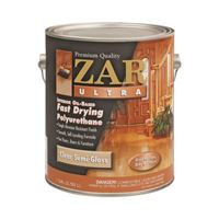 ZAR 33013 Polyurethane, Semi-Gloss, Liquid, Clear, 1 gal, Can 2 Pack 