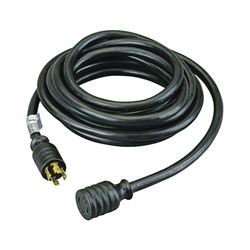RELIANCE CONTROLS PC3020K Power Cord Kit, 10 AWG Cable, 20 ft L, 30 A, 125/250 V 