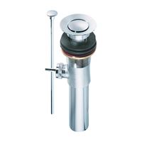Plumb Pak PP820-77 Lavatory Pop-Up Assembly, 1-1/4 in Connection, Brass, Chrome 