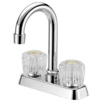 Boston Harbor PFN47850CP-LF Bar Sink Faucet, 1.8 gpm, 2-Faucet Handle, 3-Faucet Hole, Metal, Chrome Plated 
