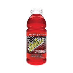 Sqwincher X374-MB600 Ready-to-Drink Hydration, Liquid, Fruit Punch Flavor, 20 oz Bottle, Pack of 24 