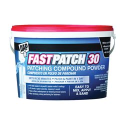 DAP FASTPATCH 58550 Patching Compound, White, 3.5 lb Tub 4 Pack 