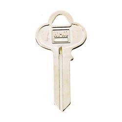 Hy-Ko 11010CO1 Key Blank, Brass, Nickel, For: Corbin Russwin Cabinet, House Locks and Padlocks, Pack of 10 