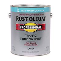 Rust-Oleum 2526402 Inverted Marking Spray Paint, Flat, Handicap Blue, 1 gal, Pail, Pack of 2 